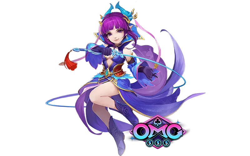 หน้าต่างอินเทอร์เฟซเกม omg555 สล็อต บนหน้าจอมือถือสมาร์ตโฟน